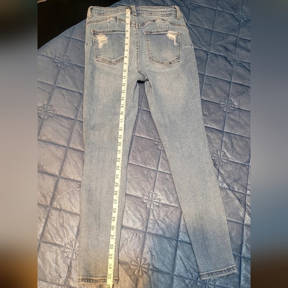 Wax Jean Butt I Love You Women's High Waisted Distressed Skinny Jeans - Sz 5. - Picture 5 of 7